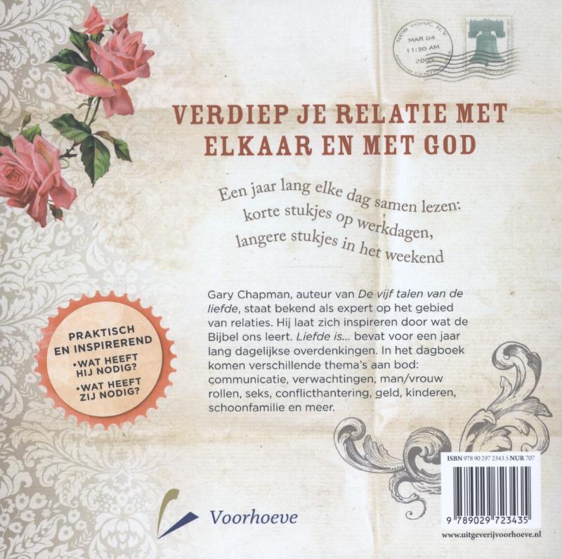 Productafbeelding: achterkant van Liefde is