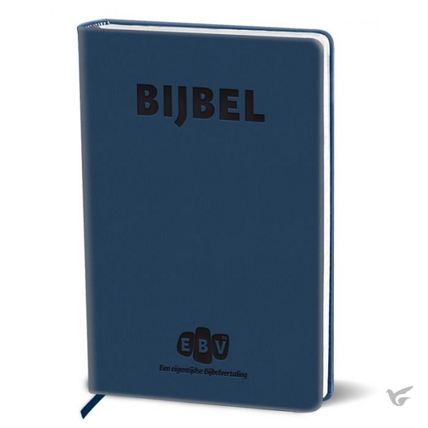 Productafbeelding: voorkant van EBV24 - Luxe blauw bijbel