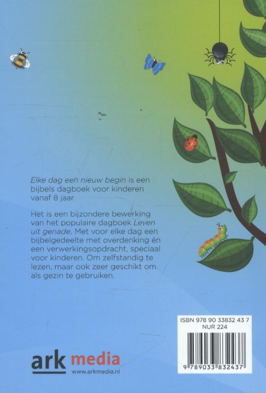 Productafbeelding: achterkant van Elke dag een nieuw begin