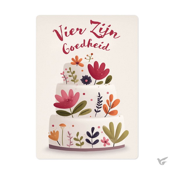 Productafbeelding: voorkant van Kaart Bruidstaart