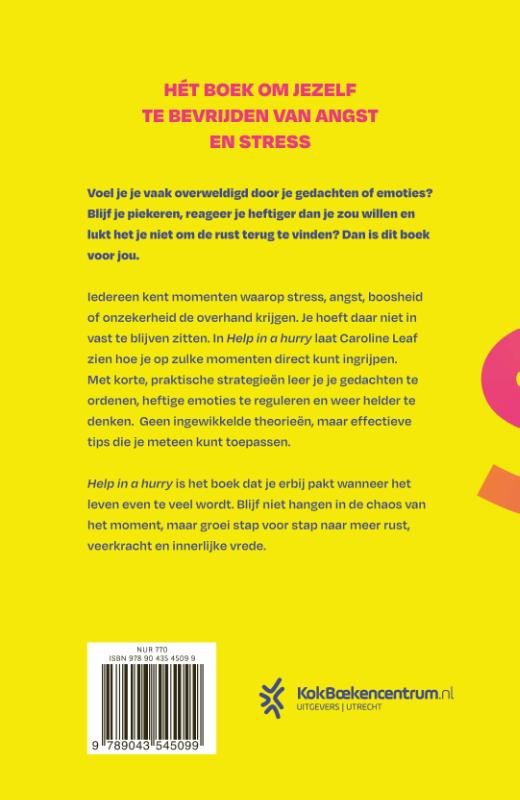 Productafbeelding: achterkant van Help in a hurry