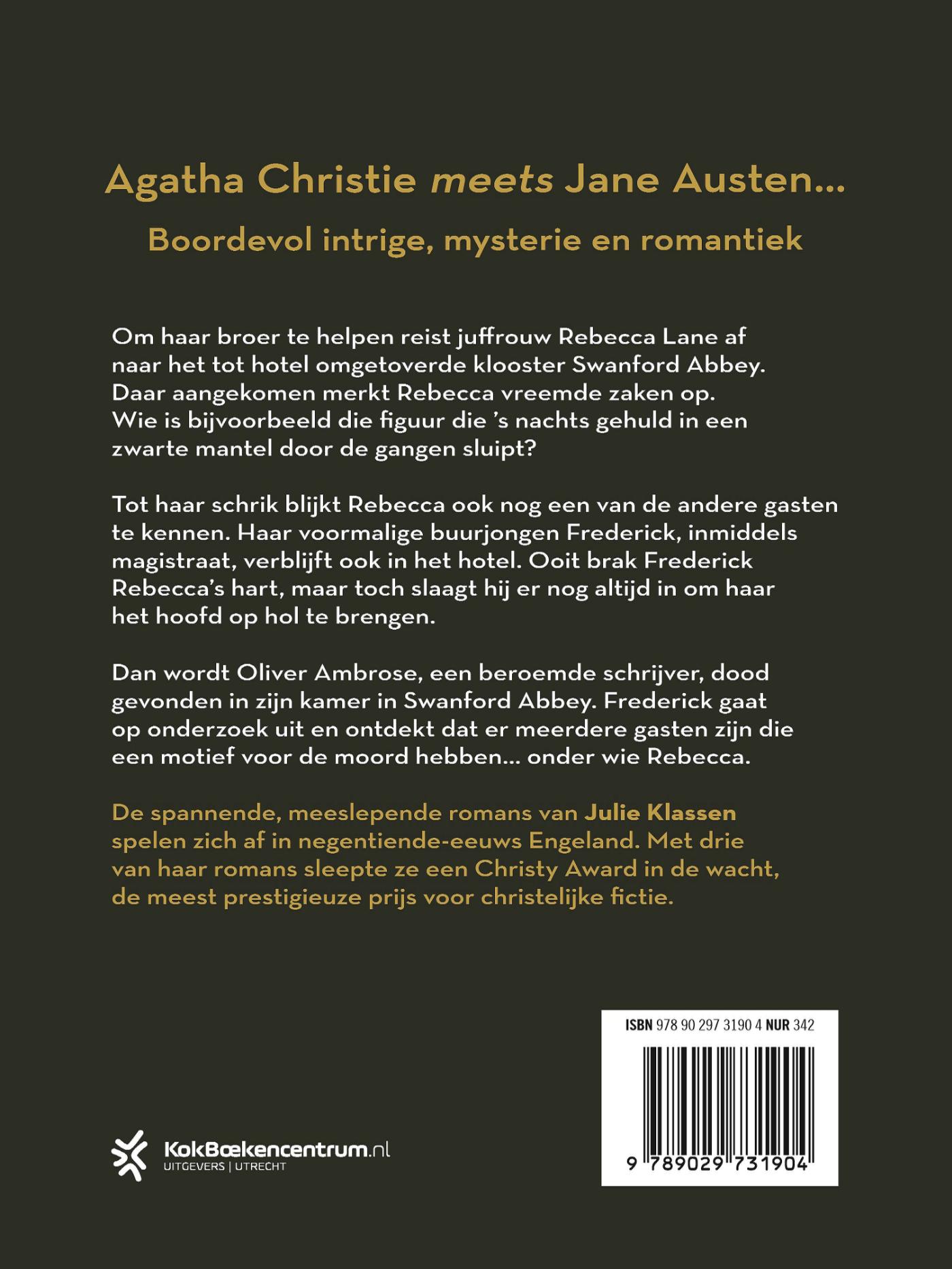 Productafbeelding: achterkant van De echo van Swanford Abbey