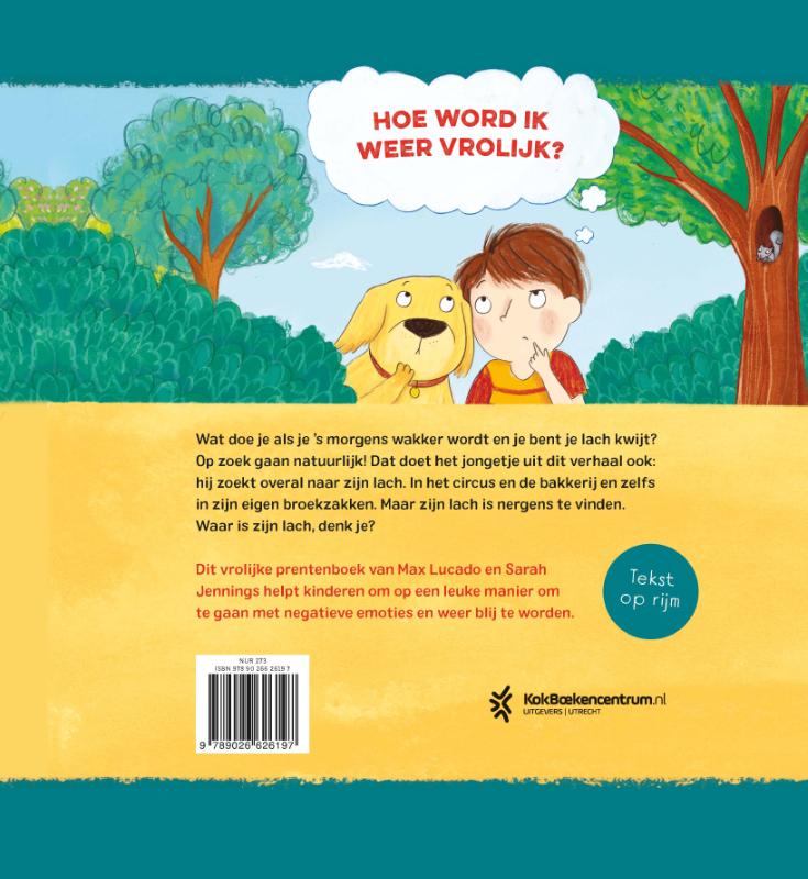 Productafbeelding: achterkant van Mijn lach is kwijt