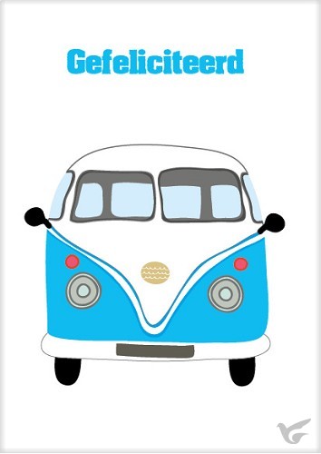 Productafbeelding: voorkant van Kaart gefeliciteerd