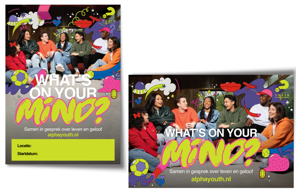 Productafbeelding: voorkant van Alpha Youth Posters – A3