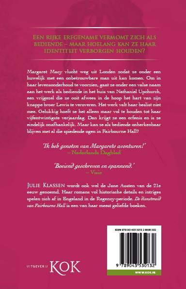 Productafbeelding: achterkant van De dienstmeid van Fairbourne hall