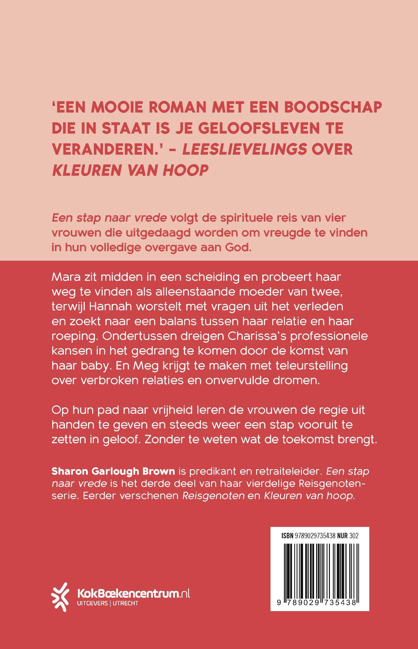 Productafbeelding: achterkant van Een stap naar vrede