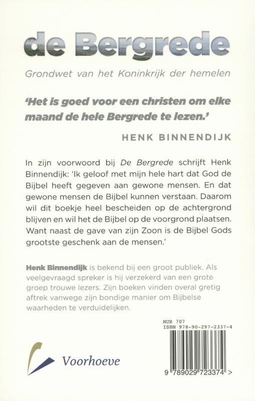 Productafbeelding: achterkant van Bergrede jubileumeditie