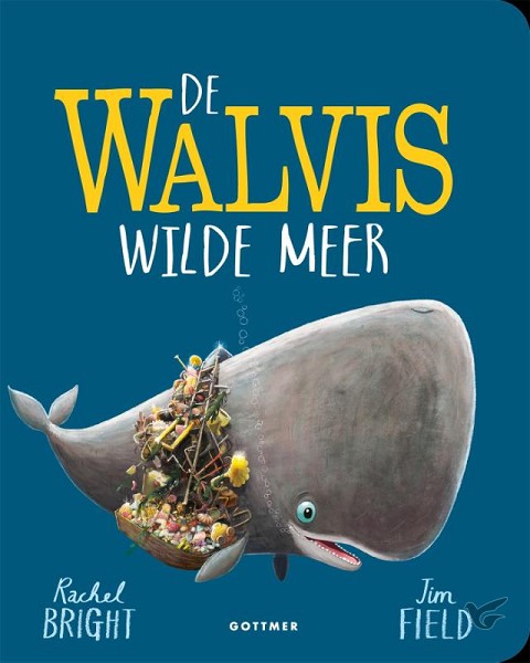 Productafbeelding: voorkant van Walvis wilde meer kartonboekje