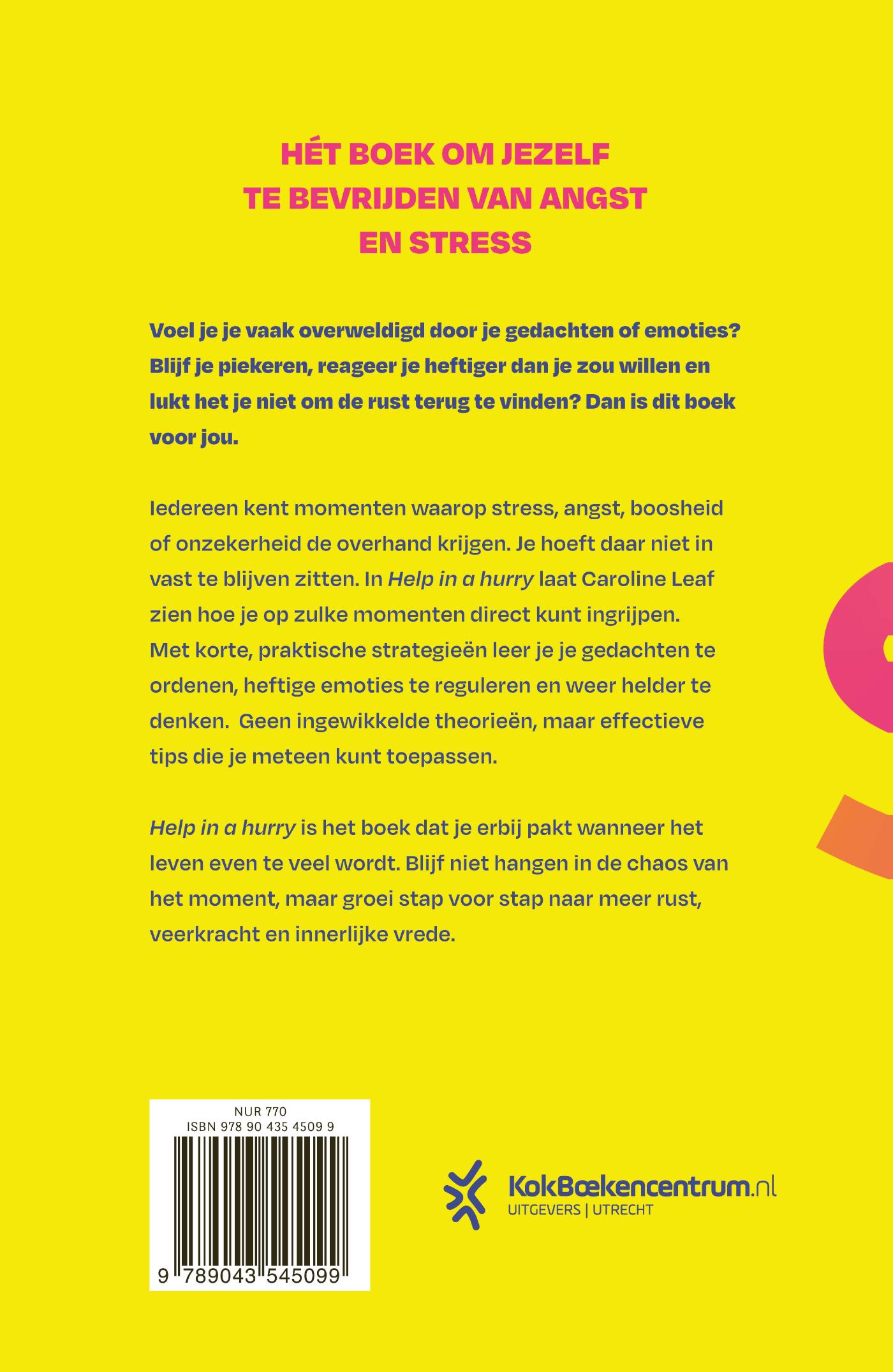 Productafbeelding: achterkant van Help in a hurry
