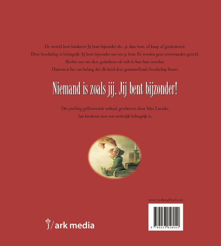 Productafbeelding: achterkant van Niemand is zoals jij