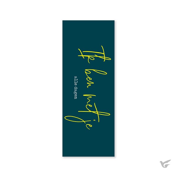 Productafbeelding: voorkant van Boekenlegger Ik ben met je alle dagen