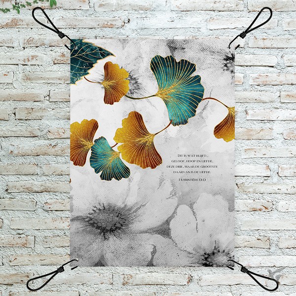 Productafbeelding: voorkant van Tuinposter Herfstbladeren