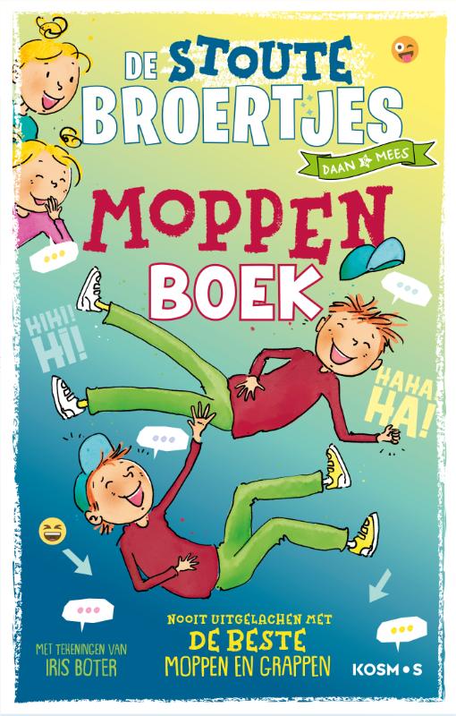 Productafbeelding: voorkant van De stoute broertjes moppenboek