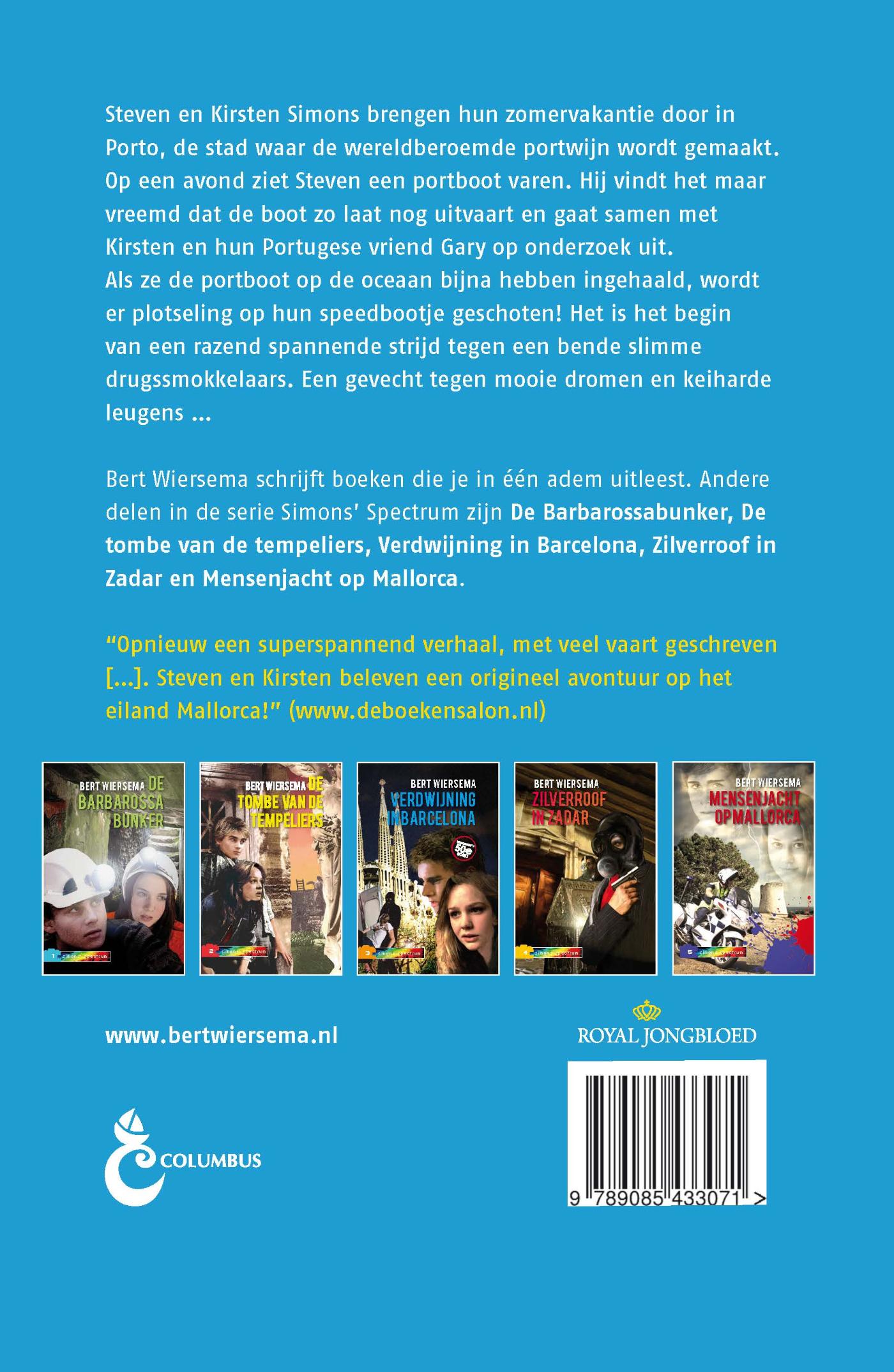 Productafbeelding: achterkant van Paniek in Porto