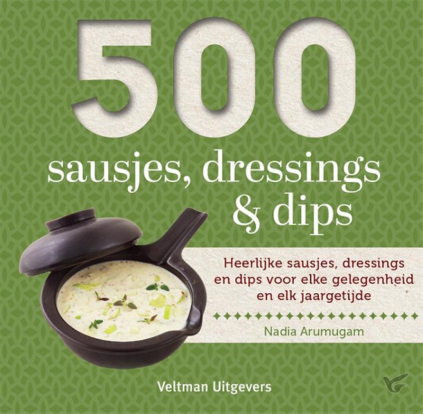 Productafbeelding: voorkant van 500 sausjes, dressings & dips