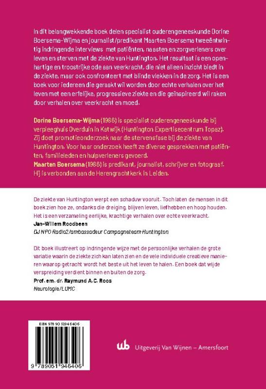 Productafbeelding: achterkant van Gezichten van Huntington