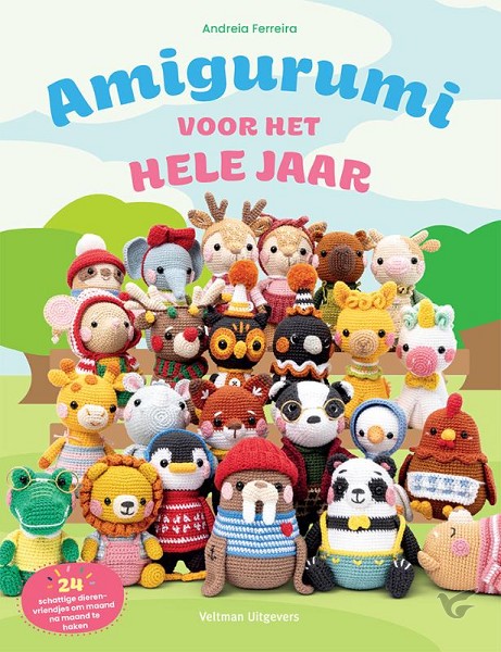 Productafbeelding: voorkant van Een jaar vol met amigurumi vriendjes