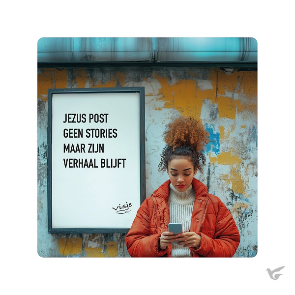 Productafbeelding: voorkant van Visje bordje Post