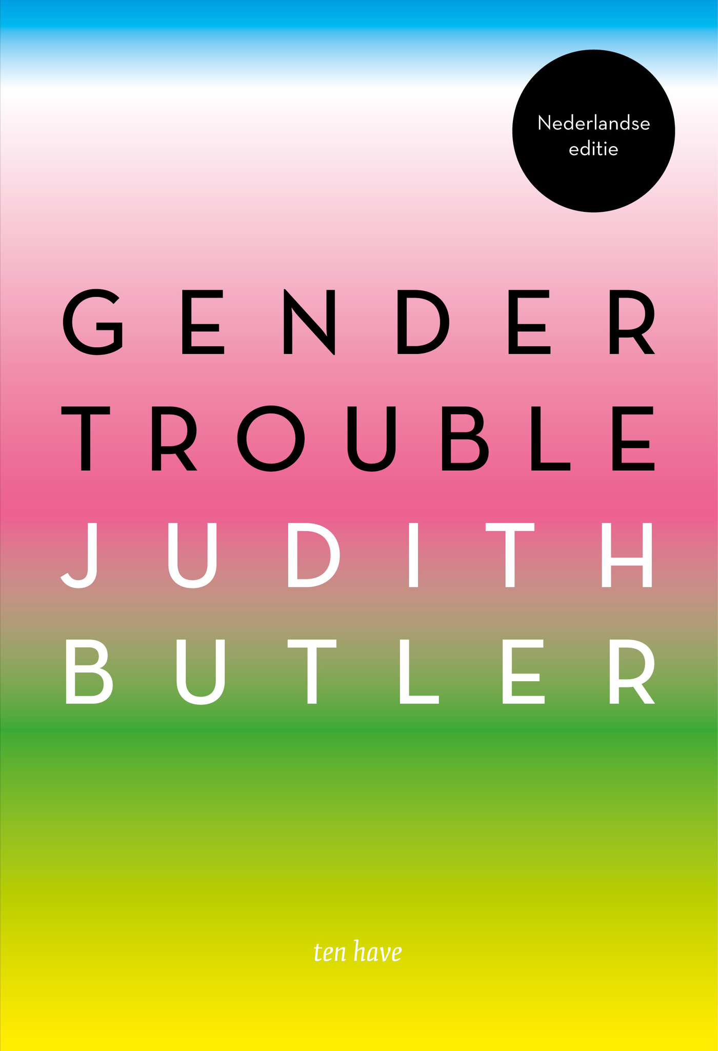 Productafbeelding: voorkant van Gender trouble