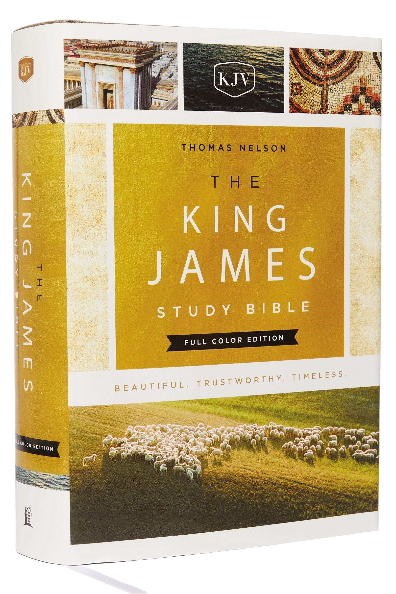 Productafbeelding: voorkant van KJV Study Bible (Full-Color)-Hardcover