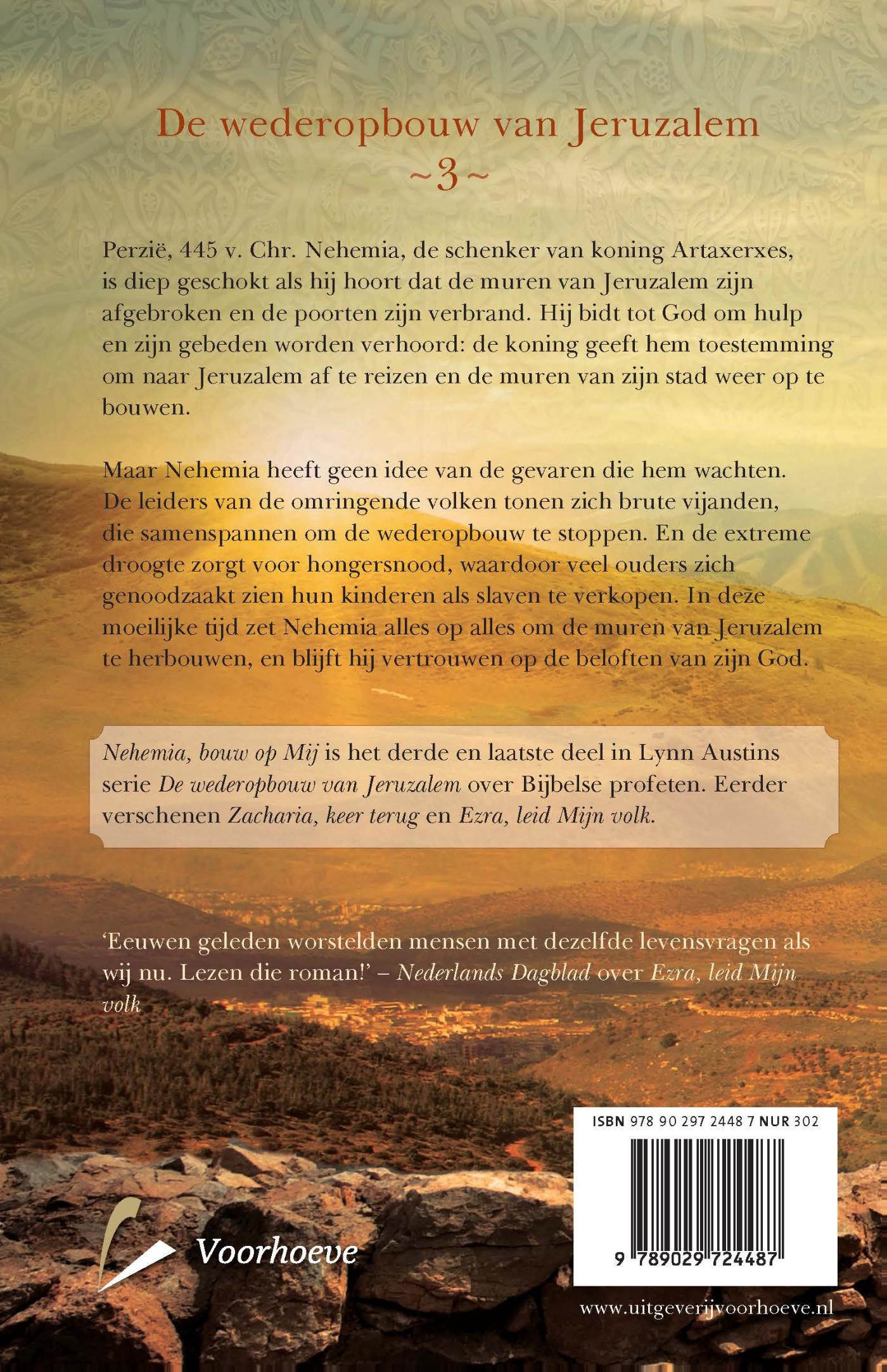 Productafbeelding: achterkant van Nehemia, bouw op mij