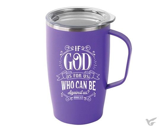 Productafbeelding: voorkant van Tumbler Mug If god is for us