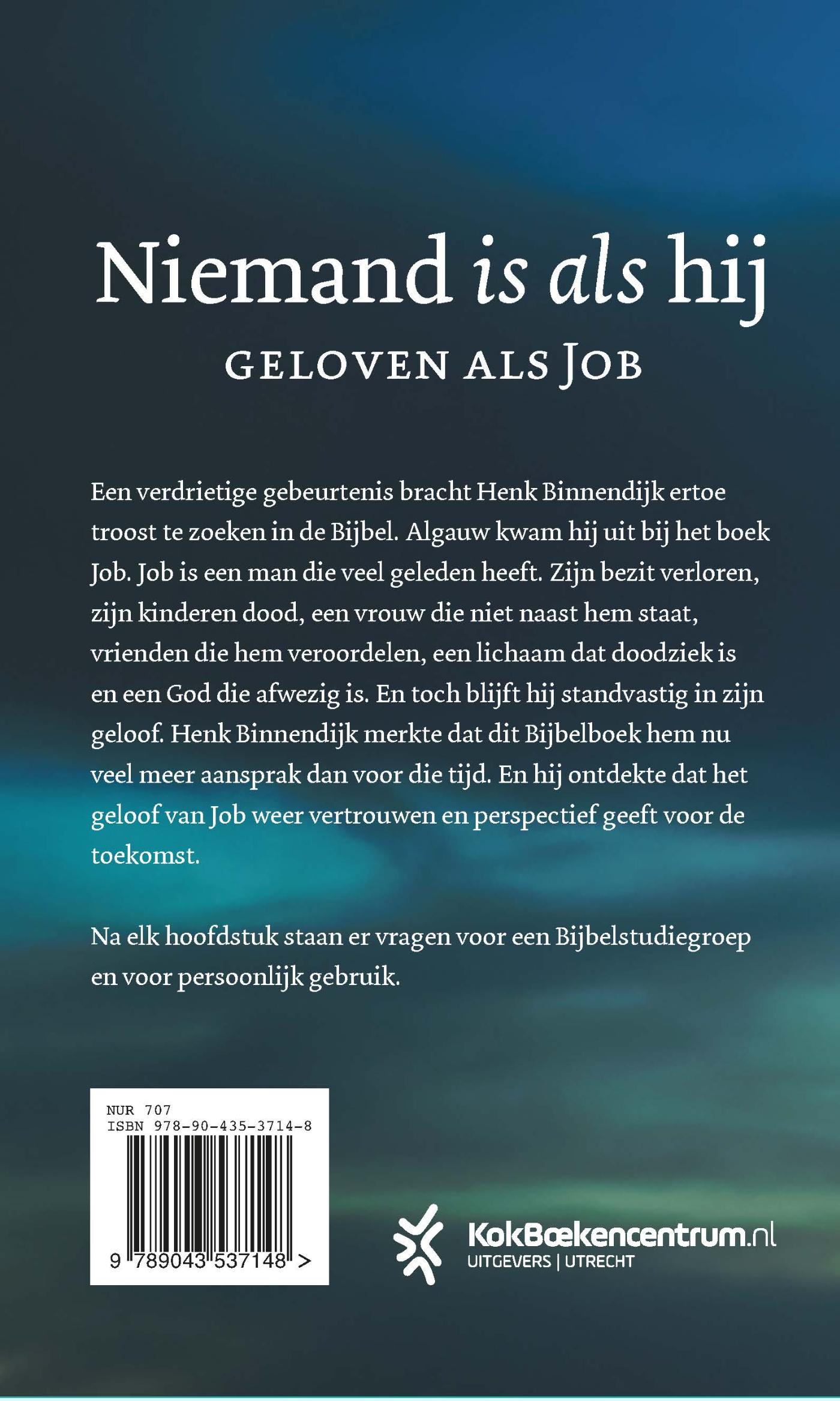 Productafbeelding: achterkant van Niemand is als hij