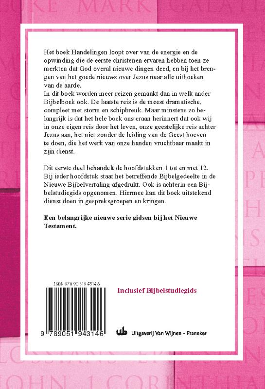 Productafbeelding: achterkant van Handelingen voor iedereen 1 Hoofdstuk 1-12