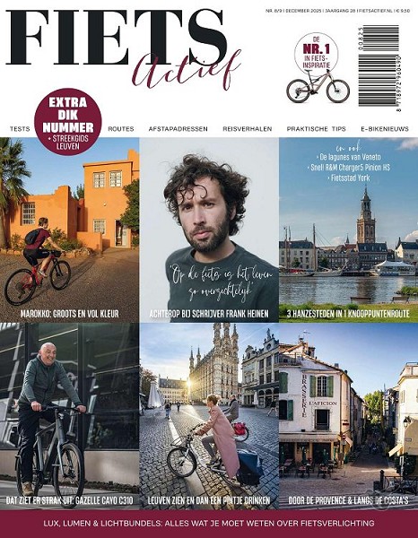 Productafbeelding: voorkant van Fiets actief nr 8/9 2025