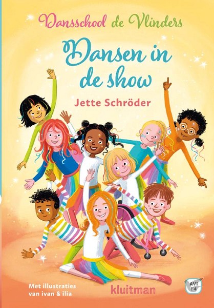 Productafbeelding: voorkant van DANSSCHOOL DE VLINDERS Dansen in de show