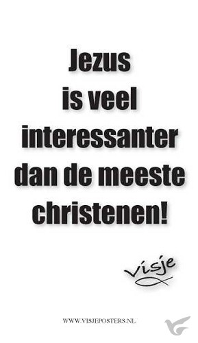 Productafbeelding: voorkant van Minikaart visje Jezus is veel interes...