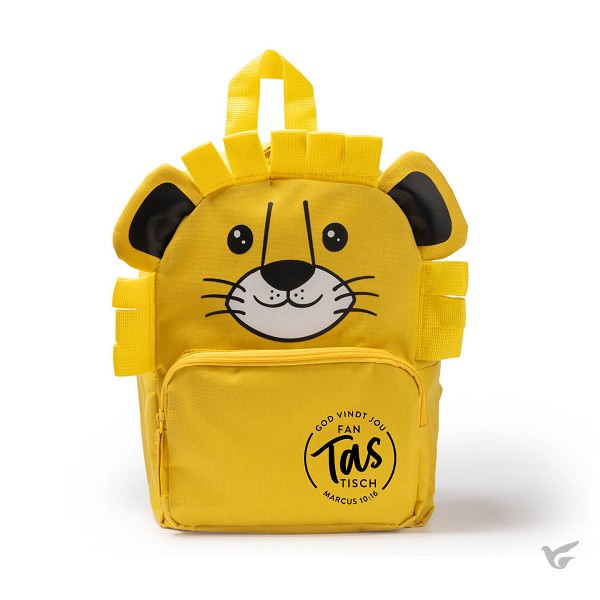 Productafbeelding: voorkant van Dierenrugtasje leeuw