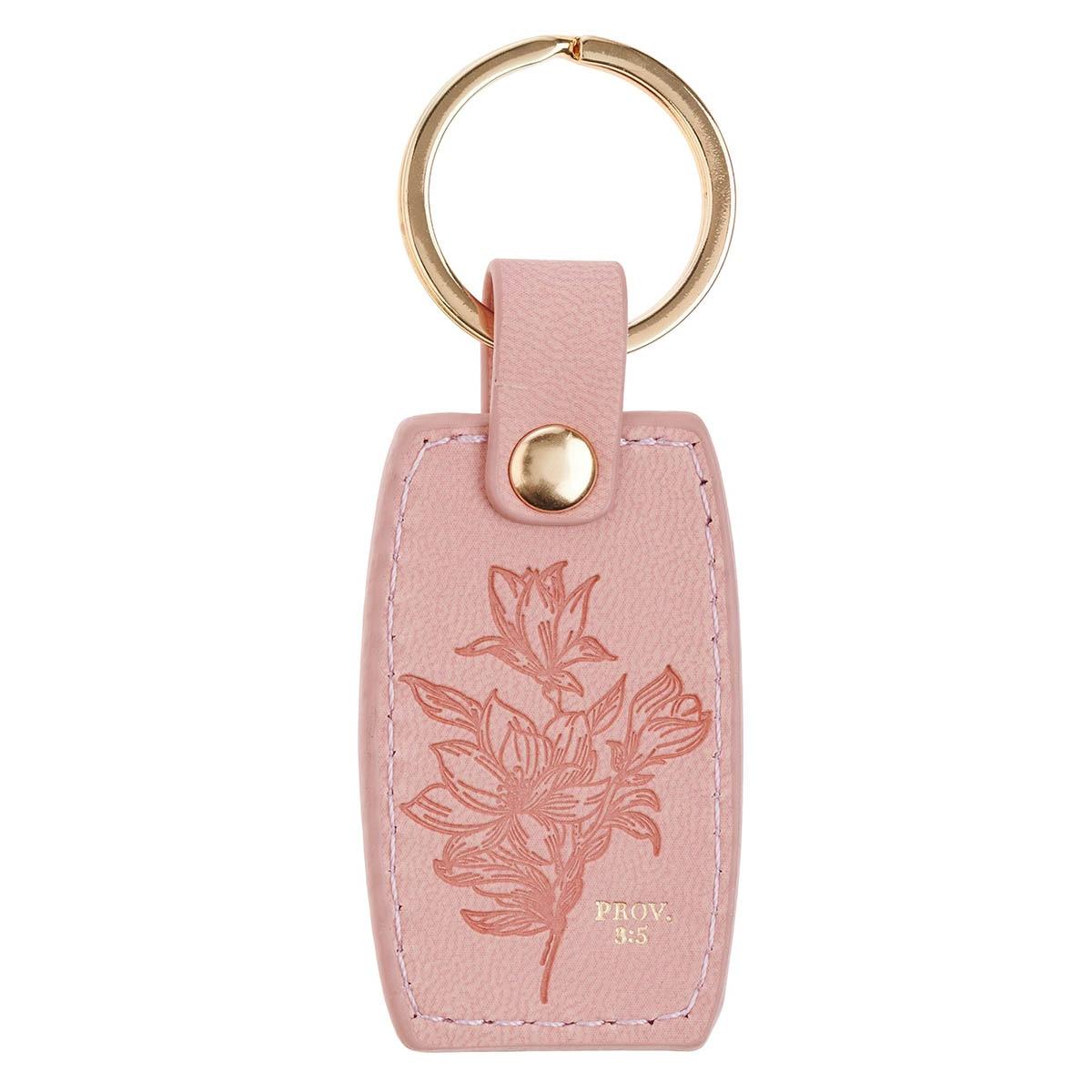 Productafbeelding: achterkant van Trust In The Lord Prov. 3:5 Keychain