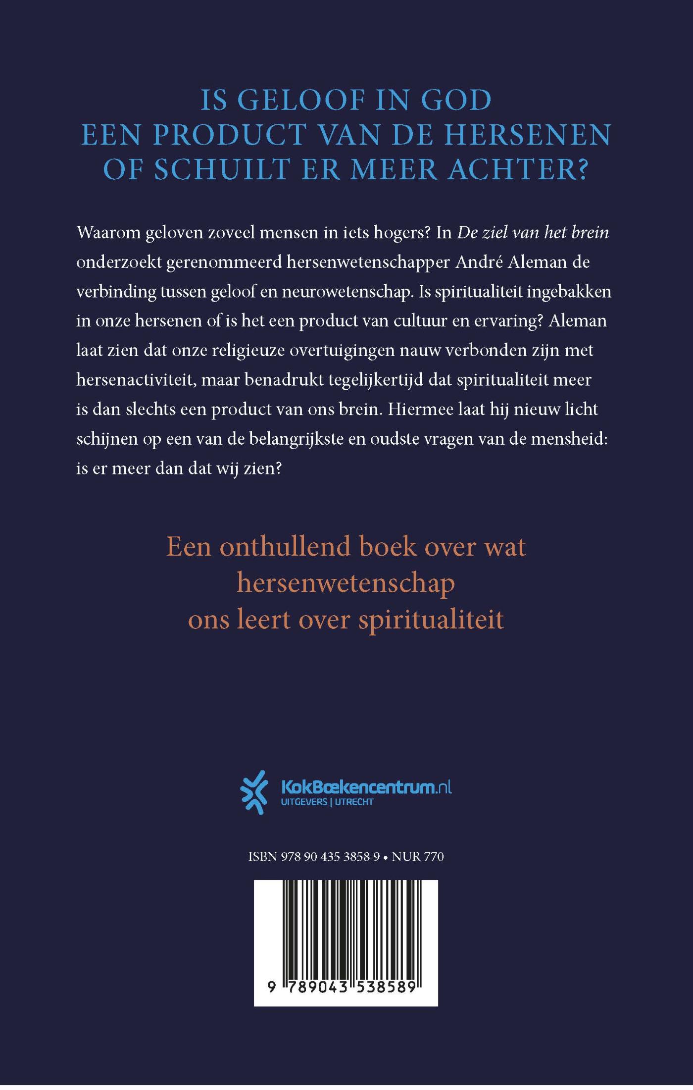 Productafbeelding: achterkant van De ziel van het brein