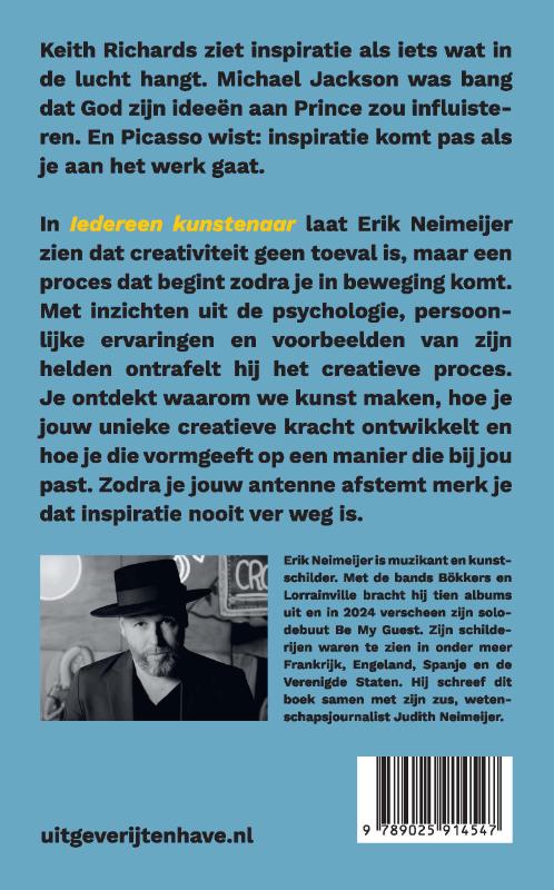 Productafbeelding: achterkant van Iedereen kunstenaar