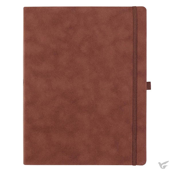 Productafbeelding: voorkant van Brown Faux Leather Baxter Executive