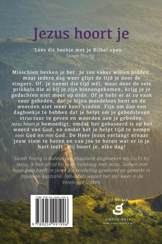 Productafbeelding: achterkant van Jezus hoort je